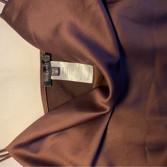 Cow neck silk top - Picture 5 of 7